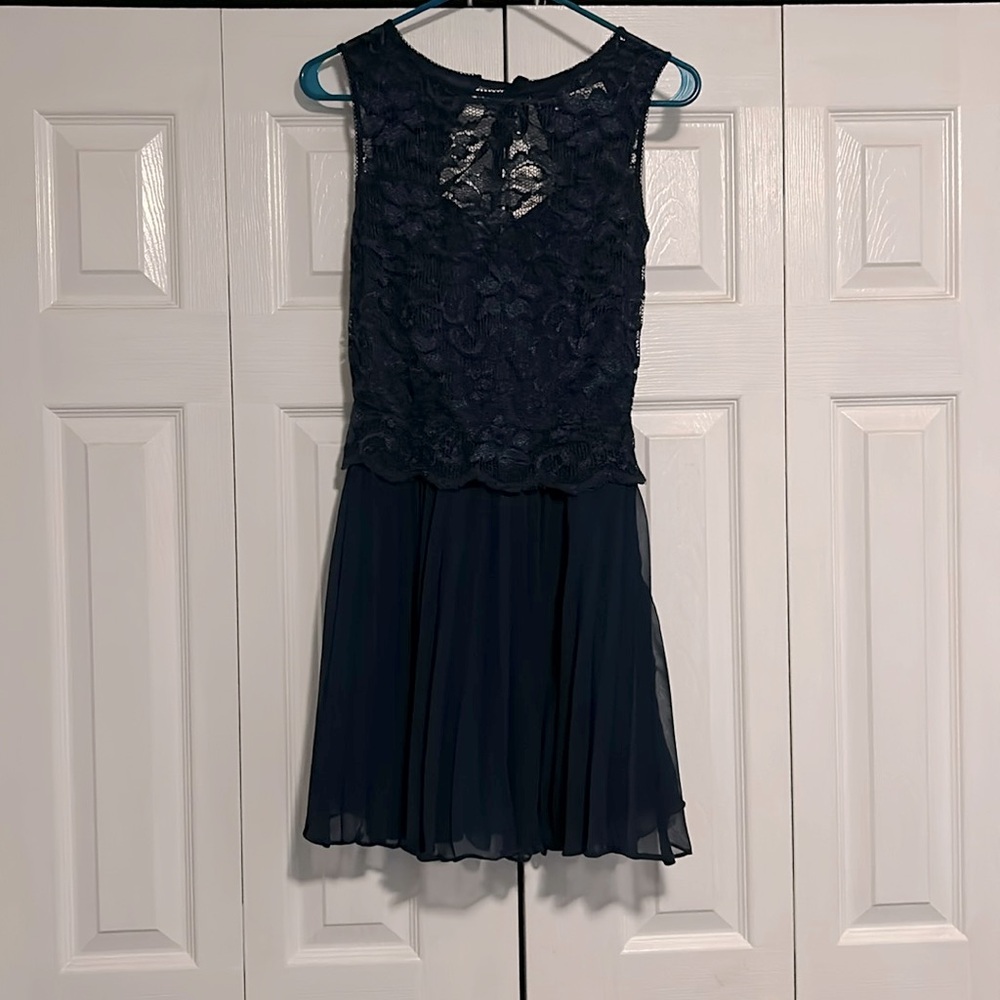 Navy blue dress